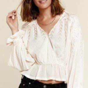 Free People Counting Stars Blouse NWT!